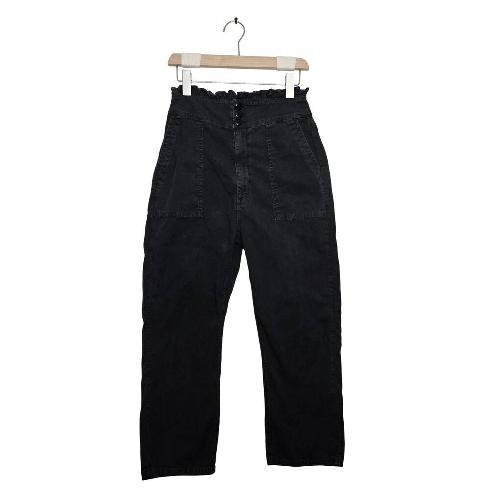 The Great Pants Ruffle Armies Trousers Dress Casual Black Size 27